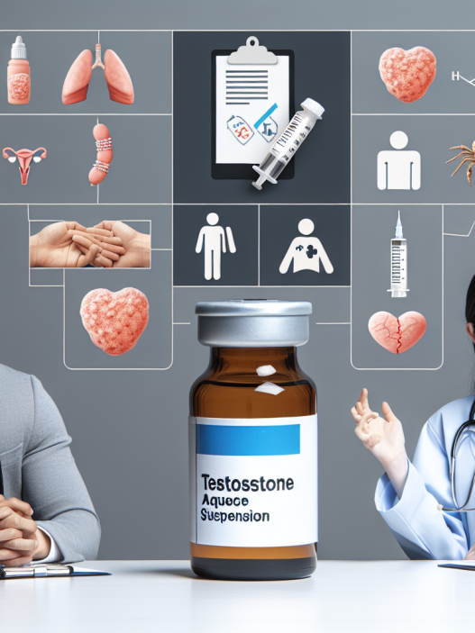 Risiken allergischer Reaktionen bei der Verwendung von Wassrige suspension von testosteron